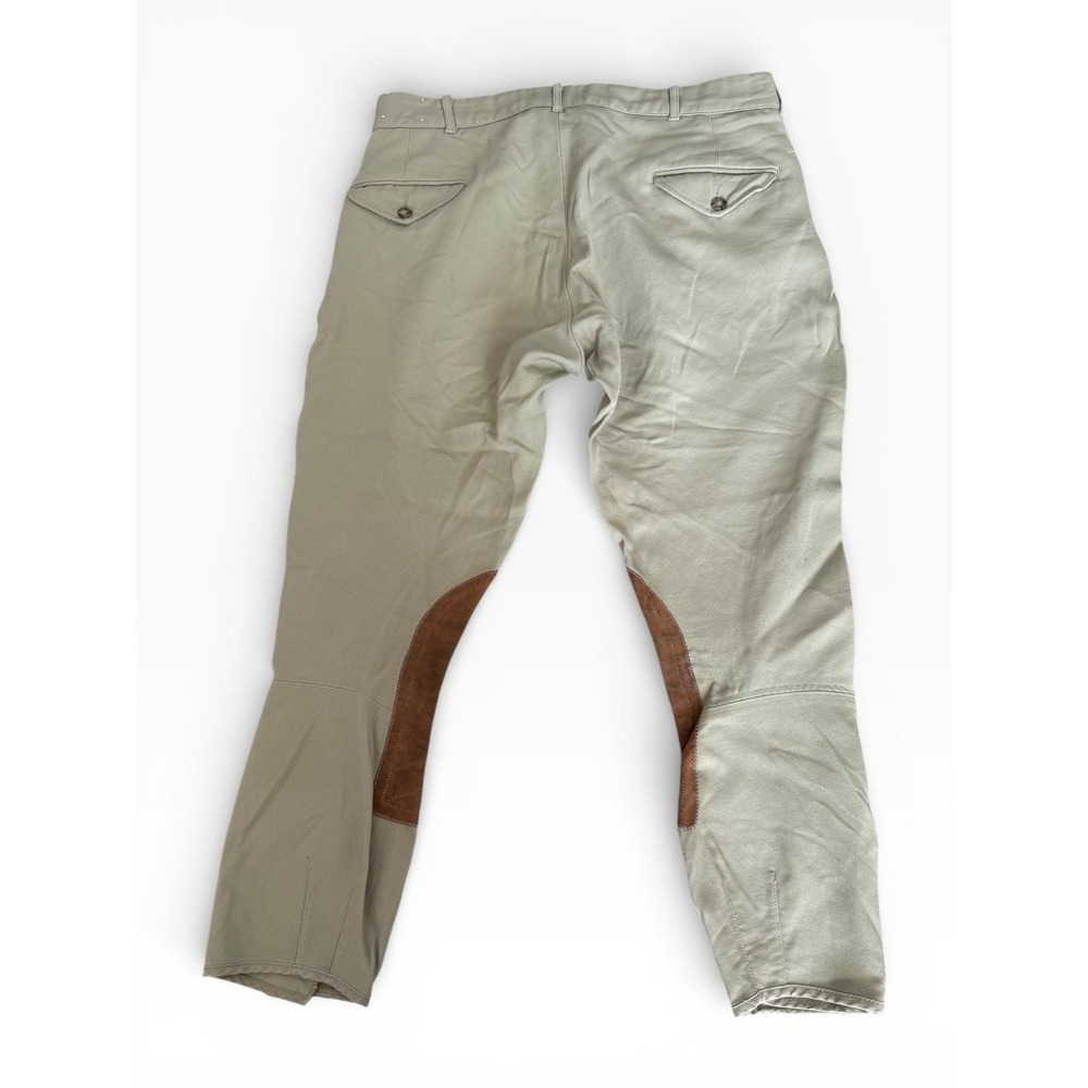 Wellington Collection‎ English Riding Breeches Tan Suede Knee 36 USA - Picture 4 of 8